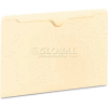 Universal® Manila File Jackets with Reinforced Tabs, Flat, Legal, 100/Box