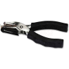 Universal Eight-Sheet Handheld 1/4" Hole Punch, Metal with Rubber Grip, Black