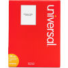 Universal&#174; Laser Printer Permanent Labels, 8-1/2 x 11, White, 100 Labels