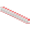 Universal Invisible Tape, 3/4" x 1296", 1" Core, Clear, 12 Rolls per Pack