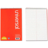 Universal® Steno Book, Gregg Rule, 6 x 9, White, 80 Sheets/Pad