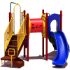 UPlay Today™ Deer Creek Commercial Playground Playset, Playful (Red, Yellow, Blue)