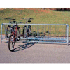 Portable Traditional Bike Rack, 20-Bike Capacity, Double Sided, 10' Long
