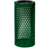 UltraPlay Metal Thermoplastic Coated Ash Urn, Diamond Patterned, Green - EX-12-GRN