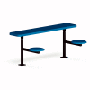 UltraPlay 6-ft. Solid Top Surface Mount Outdoor Classroom Desk, Blue