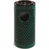 UltraPlay Metal Thermoplastic Coated Ash/Trash Receptacle, Perforated w/Liner, Beige - PR-12AT-BGE