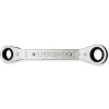 Urrea Offset Ratcheting Box-End Wrench, 1182, 5-7/16" Long, 3/8 x 7/16" Opening
