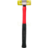 Urrea Plastic Cap Hammer, 1383FV, 12" Long, Fiberglass Handle