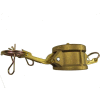 3/4" Brass Type DC Coupler with Dust Cap