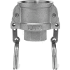 3" 316 Stainless Steel Type D Coupler with Threaded NPT Female End
