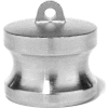 1" 316 Stainless Steel Type DP Adapter with Dust Plug