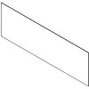 USA Sealing Clear Plastic Dividers with Square Corners - 1/8" T x 36" W x 16" H - Pkg Qty 18