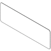 USA Sealing Clear Plastic Dividers with Round Corners - 1/4" T x 42" W x 36" H - Pkg Qty 4