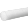 PTFE Plastic Rod - 1/2" Diameter x 2 Ft. Long