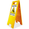 U.S. Stamp & Sign Customizable Tent Sign 25-1/2" x 10-1/2" Yellow