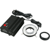 AmScope LED-80MB 80-LED Microscope Ring Light with Metal Control Box and Adapter
