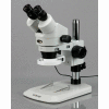 AmScope SM-1BN-64S 7X-45X Inspection Zoom Stereo Microscope with 64-LED Ring Light