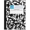 Sparco™ Composition Notebook, 7-1/2" x 10", College Ruled, Black Marble, 80 Sheets/Pad