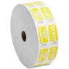 Sparco™ Double Ticket Roll, Yellow, 2000/Roll