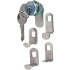 Ultra Hardware Mailbox Lock Kd 5 Cams Polybag - Chrome - Pkg Qty 12