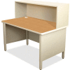 Marvel® Mailroom Utility Table, Riser, 52"H x 48"W, Putty