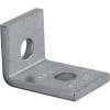 Unistrut 1-5/8" 90° Fitting P1068eg, 2 Hole, Electro-Galvanized - Pkg Qty 50