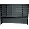 Marvel Utility Sorter with Riser, 60"W x 14"D x 42"H - Black