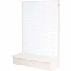 Economy Retail Gondola - Single Sided, 48"W x 14"D x 54"H, Almond