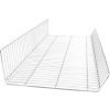 Wire Basket, 24"W x 12"D x 4.5" to 8.5"H, Bright Silver - Pkg Qty 6