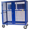 Valley Craft® F89556VCBL Security Truck 60"L x 30"W x 66"H, Blue