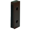 Specialty Molded Dock Bumper B-516-SF - 16"L x 5"W x 2"H - Steel Face