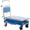 Mobile Scissor Lift Table with Integral Scale CART-500-SCL 500 Lb. Cap.