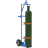 Single Cylinder Hand Truck with Overhead Lift - 150 Lb. Capacity