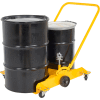 Low Profile Double Drum Dolly with Polyurethane Casters - 2000 Lb. Capacity