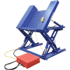 Electric Hydraulic Scissor Ground Lift & Tilt Table 44" x 52" - 4000 Lb. Capacity