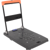 Plastic Deck Platform Truck with Fold Down Handle, Auto Brake, 35" x 23", 600 Lb. Capacity