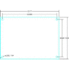 Vynckier Abp1612a Aria 16" X 12" Aluminum Back Plate - Min Qty 4