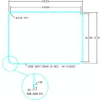 Vynckier Abp2820n Aria 28" X 20" Non-Metallic Back Plate - Min Qty 2