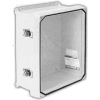 Vynckier CVJ1210HWLL2 CVJ 12" X 10" Non-Metallic Enclosure, Clearview Window, Hinge, 2 Twist Latches
