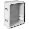 Vynckier CVJ1614NHWPL2 CVJ 16" X 14" Non-Metallic Enclosure/Clearview Window/2 Padlockable Latches