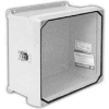 Vynckier CVJ606HWLL1 CVJ 6" X 6" Non-Metallic Enclosure, Clearview Window, Hinge, 1 Twist Latch