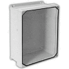 Vynckier CVJ806HW CVJ 8" X 6" Non-Metallic Enclosure, Clearview Window, Hinge, 2 Corner Screws