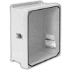 Vynckier CVJ806HWLL1 CVJ 8" X 6" Non-Metallic Enclosure, Clearview Window, Hinge, 1 Twist Latch