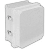 Vynckier RVJ1816HWPL2 RVJ 18" X 16" Non-Metallic Enclosure/Raised Cover/Hinge/2 Padlockable Latches
