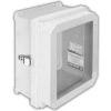 RVJB1008NHWPL1 RVJB 10" X 8" Non-Metallic Enclosure/Raise Cover/Bonded Window/1 Padlockable Latch