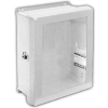 Vynckier VJB1008HWLL1 VJB 10" X 8" Non-Metallic Enclosure, Bonded Window, Hinge, 1 Twist Latch