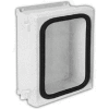 Vynckier VJG1008NHW VJG 10" X 8" Non-Metallic Enclosure, Gasket Window, Non-Metallic Hinge, 2 Screws