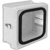 Vynckier VJG606HWPL1 VJG 6" X 6" Non-Metallic Enclosure, Gasket Window, Hinge, 1 Padlockable Latch