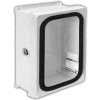 Vynckier VJG806HWLL1 VJG 8" X 6" Non-Metallic Enclosure, Gasket Window, Hinge, 1 Twist Latch