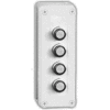Vynckier Vm933-Pbm4 Vm 9" X 3" X 3" Non-Metallic Enclosure, Four 22.5mm Push Button Holes -Min Qty 3